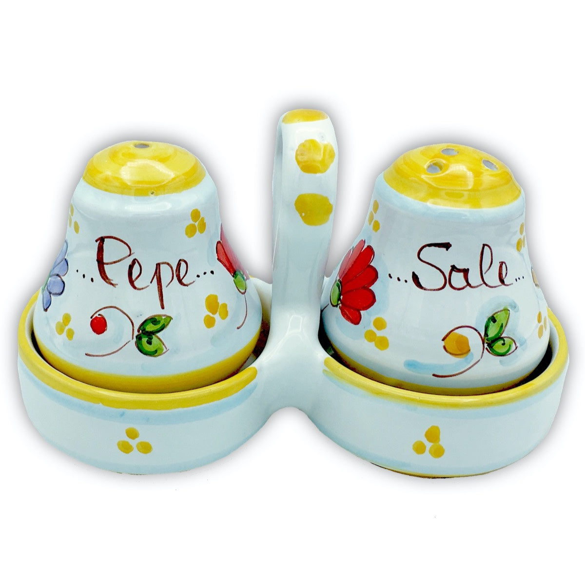 Servizio sale e pepe in ceramica di Vietri