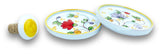 Sotto bottiglia in ceramica di Vietri con tappo 