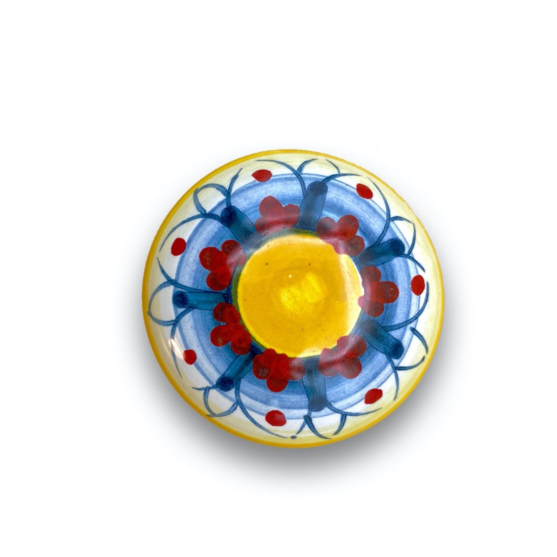 Tappo con sughero in ceramica di Vietri 