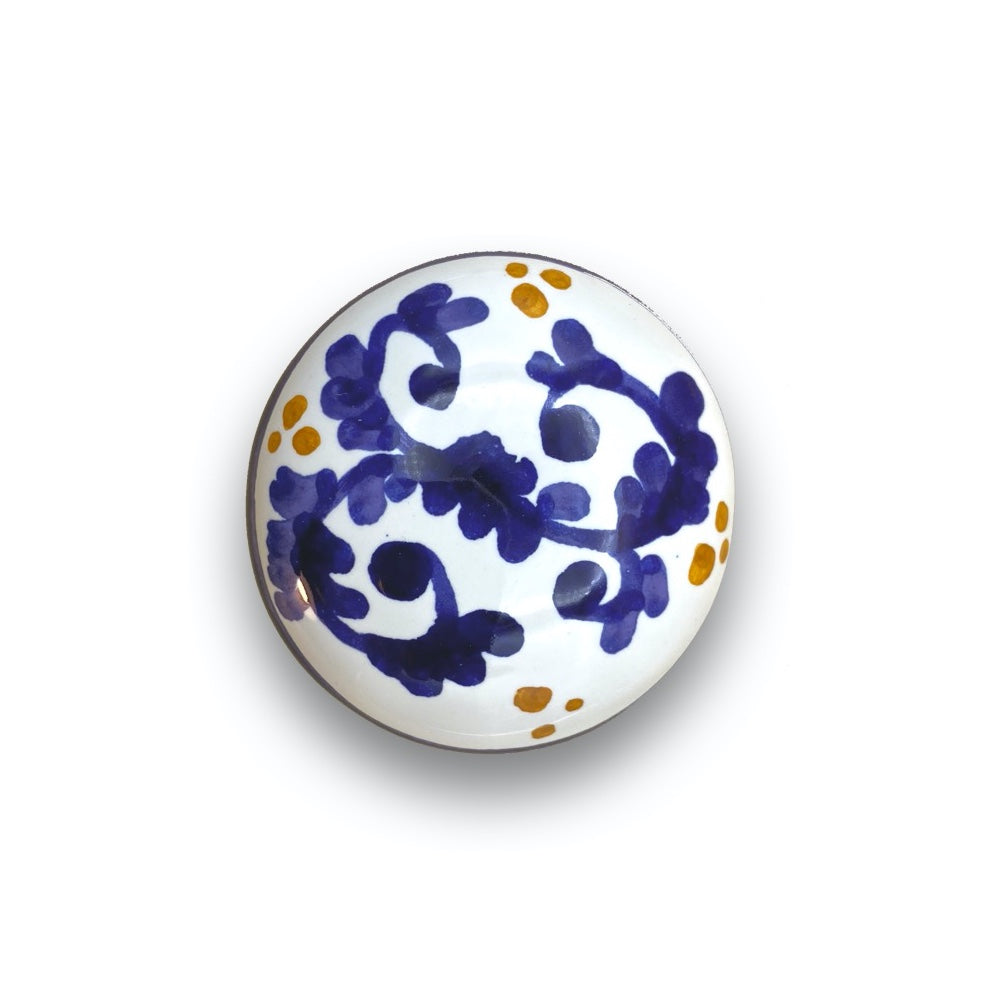 Tappo con sughero in ceramica di Vietri 