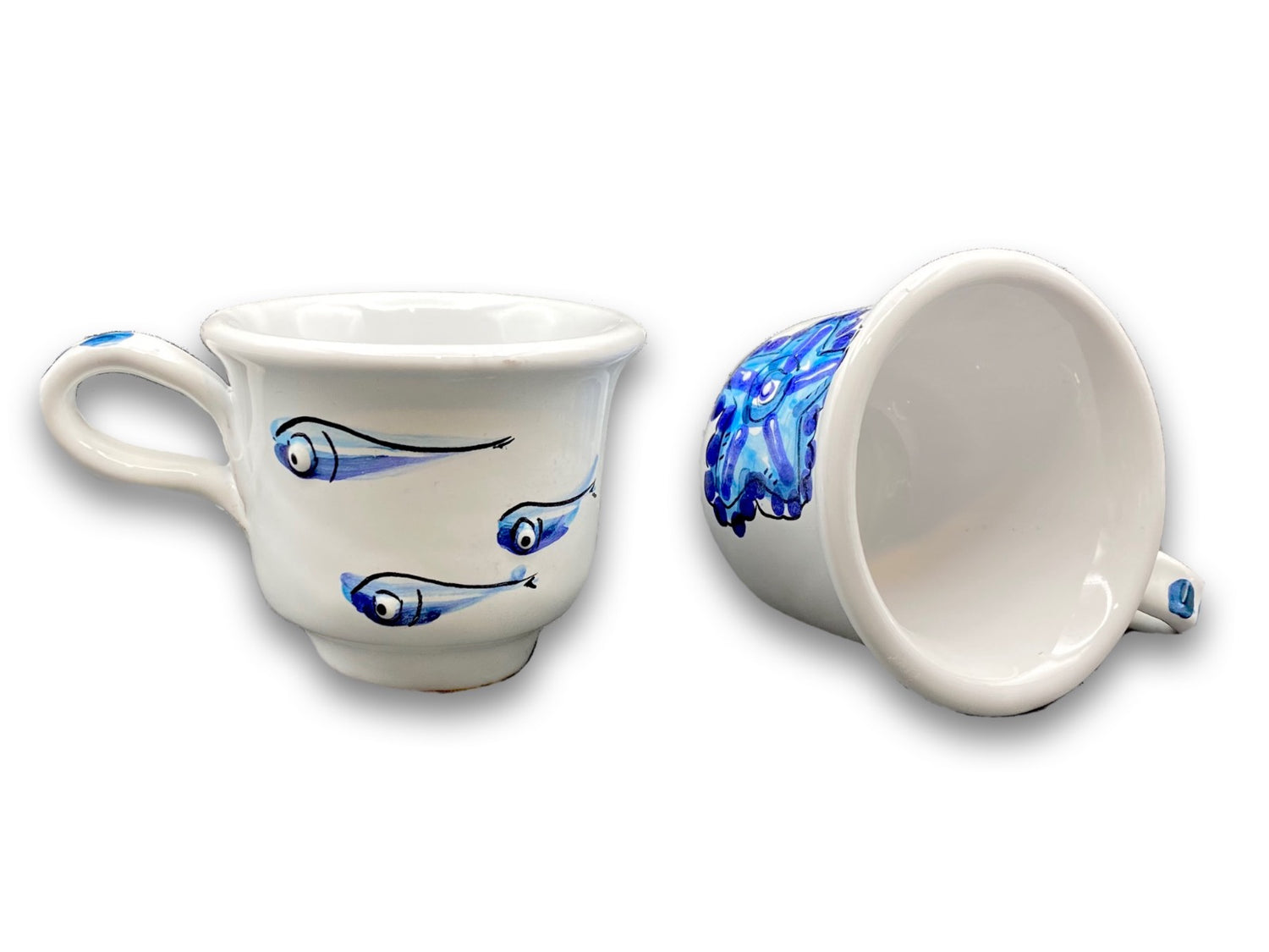 Tazzina caffè in ceramica di Vietri Mare 