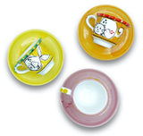 Tazzina + Piattino Caffè in Ceramica Vietrese DECORI MISTI