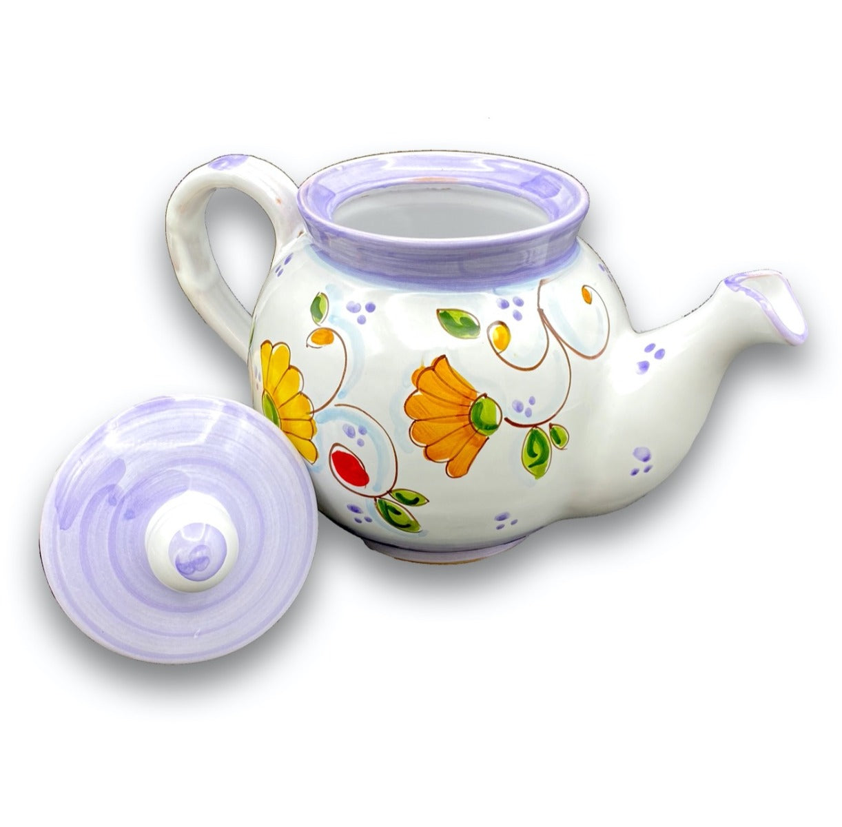 Teiera in Ceramica Vietrese a Palla 