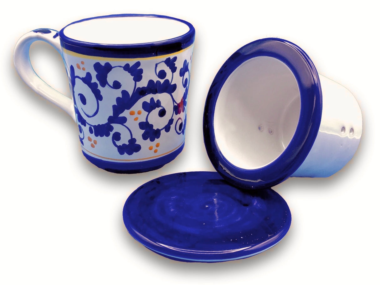 Tisaniera in ceramica di Vietri 
