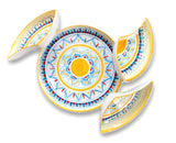 Antipastiera Girella in ceramica di Vietri