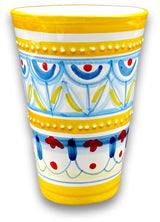 Bicchiere in ceramica di Vietri