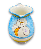 Brocca in ceramica Vietrese DECORO GUFO NEW