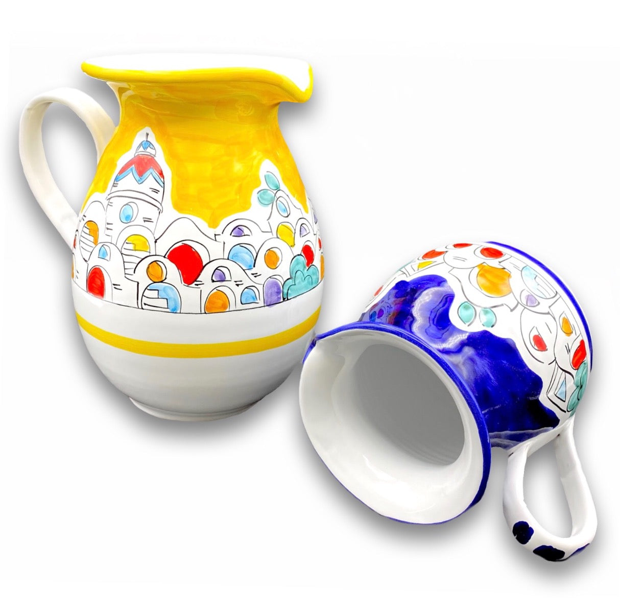 Brocca in ceramica di Vietri