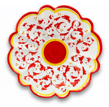 Centrotavola Margherita in ceramica vietrese DECORO BAROCCHETTO