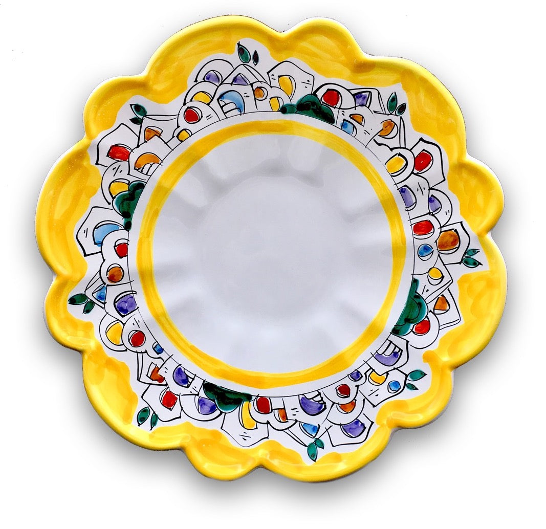 Centrotavola Margherita in ceramica di Vietri