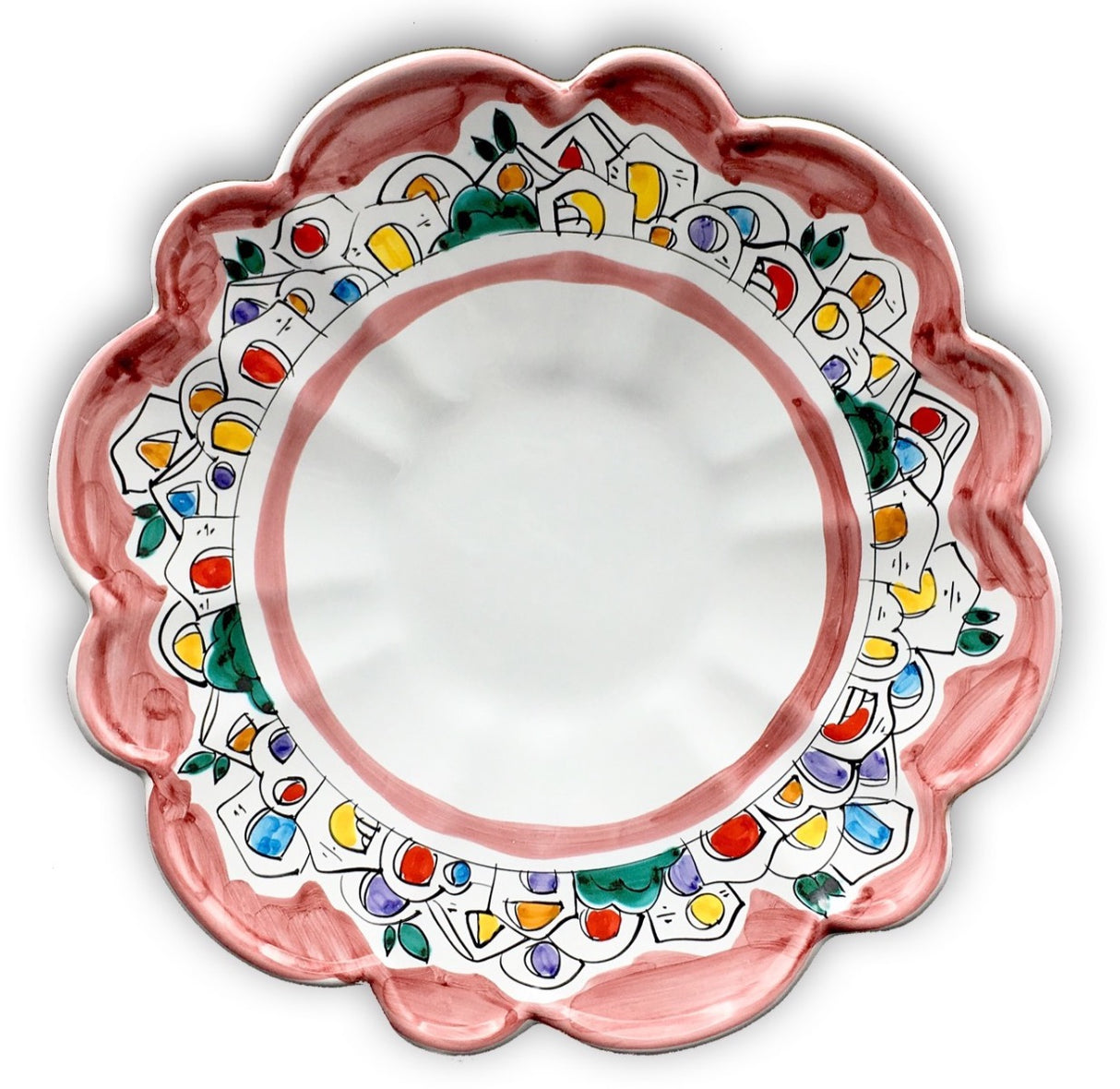 Centrotavola Margherita in ceramica di Vietri