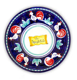 Coppa Spaghettata in ceramica vietrese DECORO GALLO