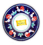 Coppa Spaghettata in ceramica vietrese DECORO GALLO