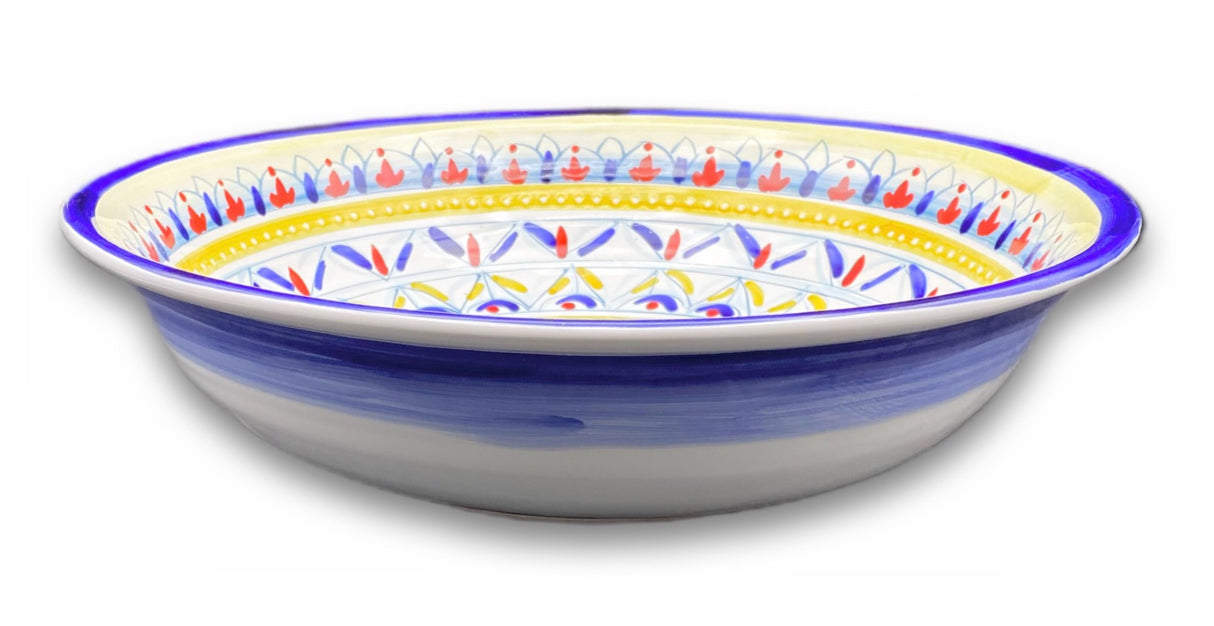 Coppa Spaghettata in ceramica di Vietri