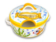 Formaggiera in ceramica Vietrese DECORO FONDO MARE