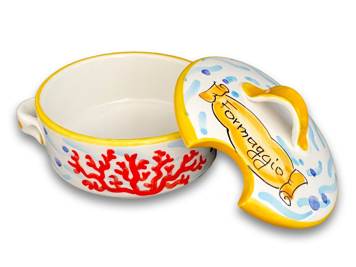 Formaggiera in ceramica di Vietri