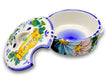 Formaggiera in Ceramica Vietrese DECORI MISTI