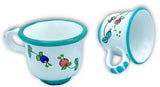 Tazzina Caffè in ceramica vietrese DECORO CAMPANELLE