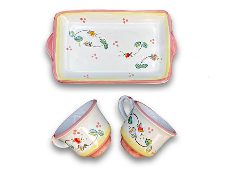 Servizio Caffè X 2 in ceramica di Vietri