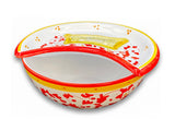 PORTA MOZZARELLA A COPPA IN CERAMICA DI VIETRI 