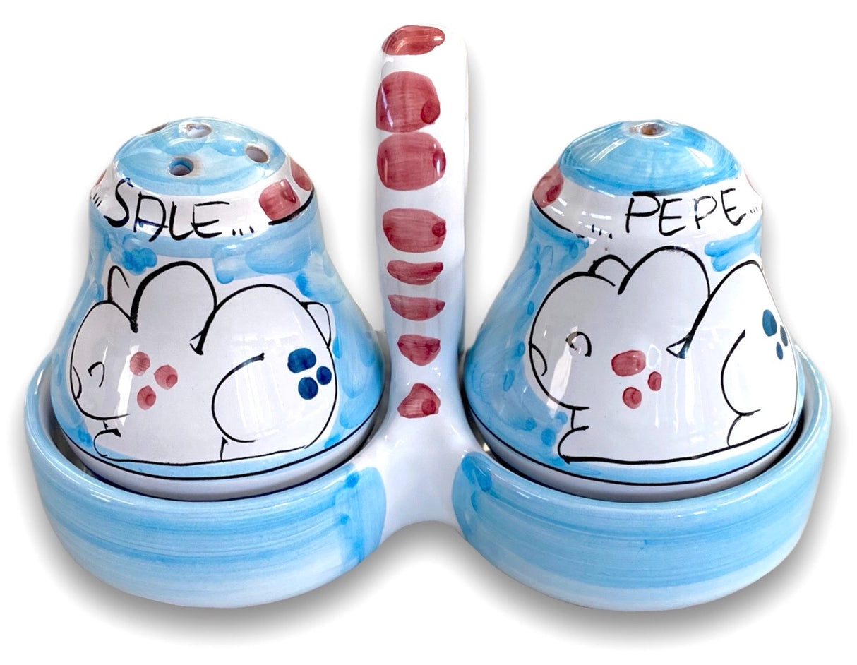 Servizio sale e pepe in ceramica di Vietri
