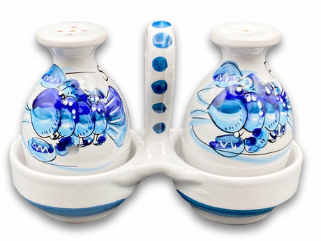 Servizio Sale e Pepe in Ceramiche di Vietri MARE MAGNUM
