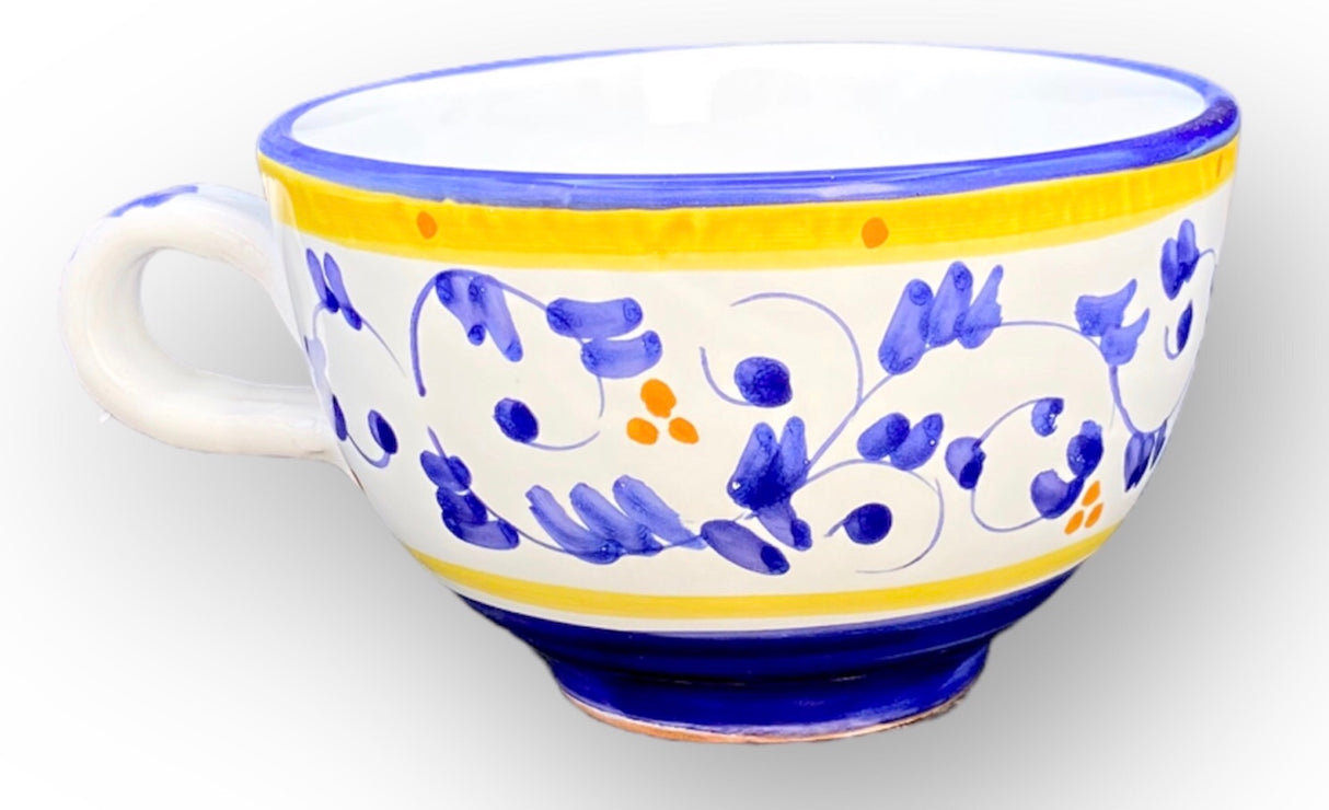 Tazza da latte in ceramica di Vietri 