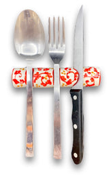 Poggia posate in ceramica di Vietri