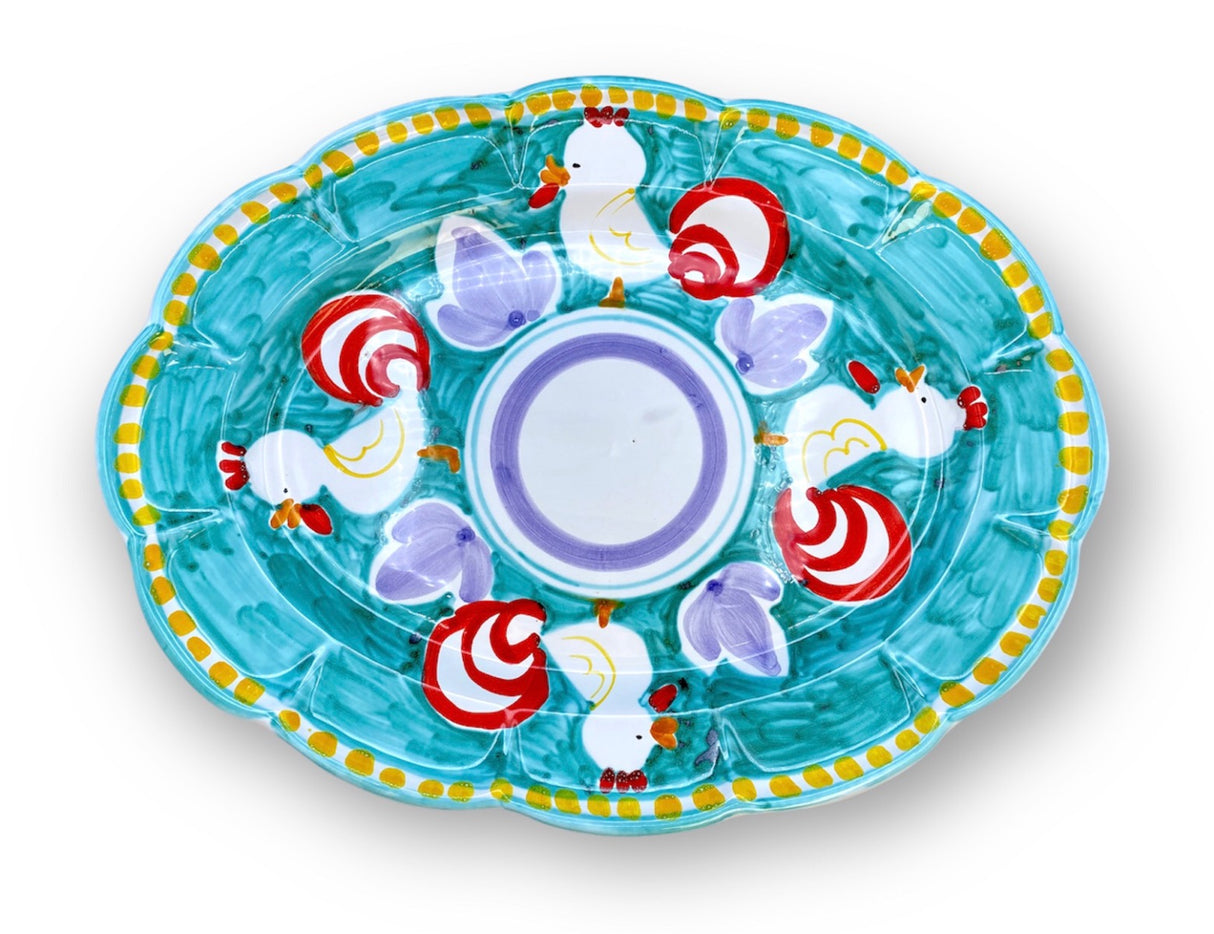 Ovale in ceramica di Vietri