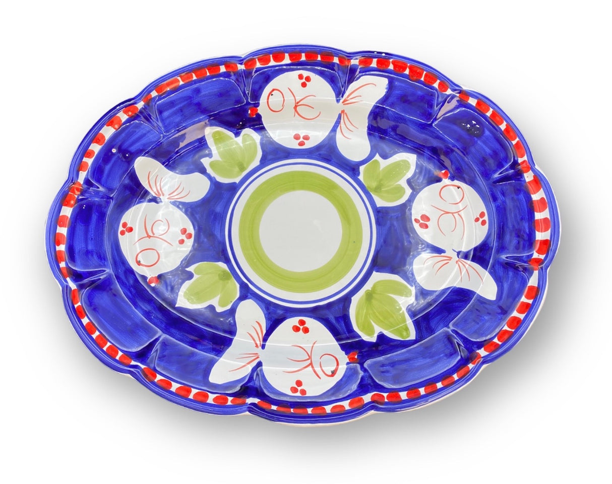 Ovale in ceramica di Vietri