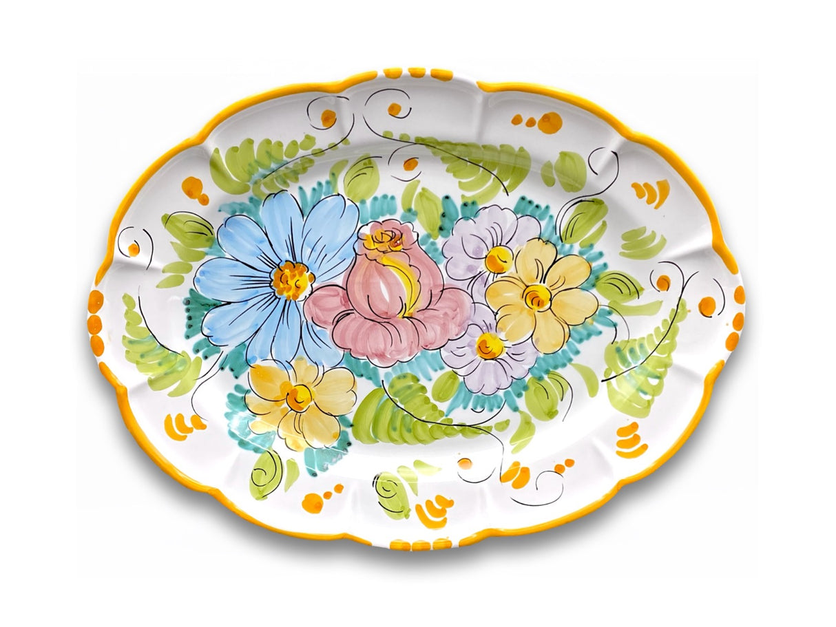 Ovale in ceramica di Vietri