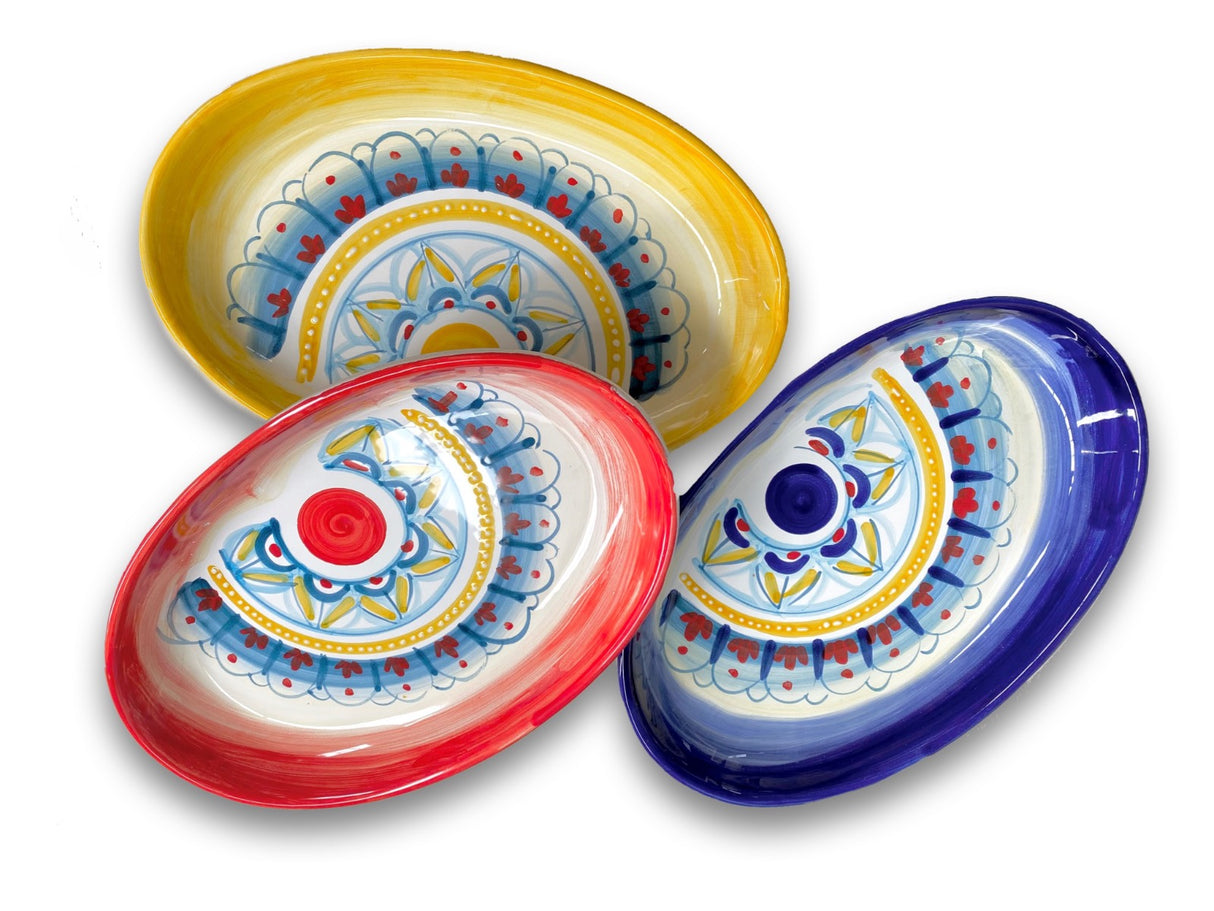Ovalina in ceramica di Vietri 