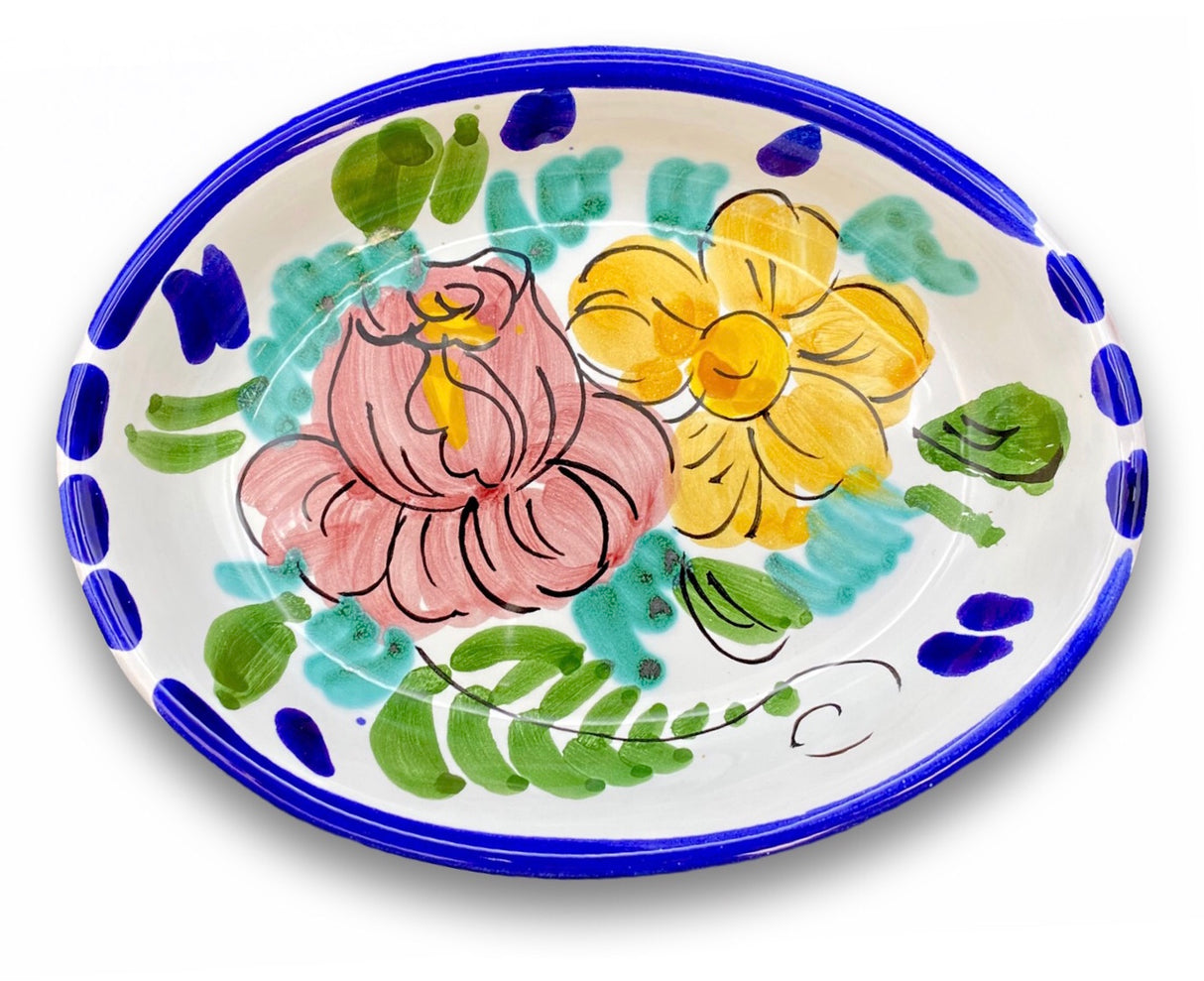 Ovalina in ceramica di Vietri 