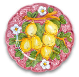 Piatto Vietri Grande in ceramica vietrese DECORO LIMONE VIETRI