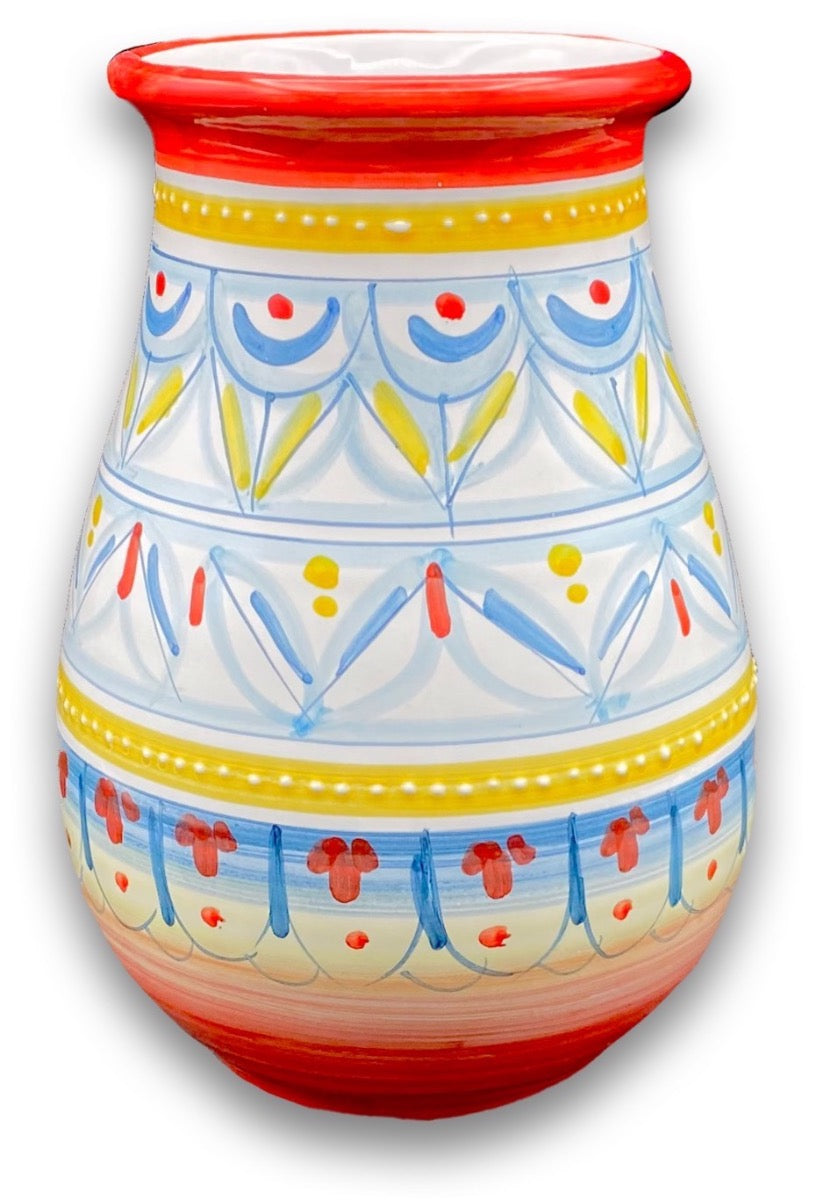 Vaso per fiori in ceramica di Vietri 
