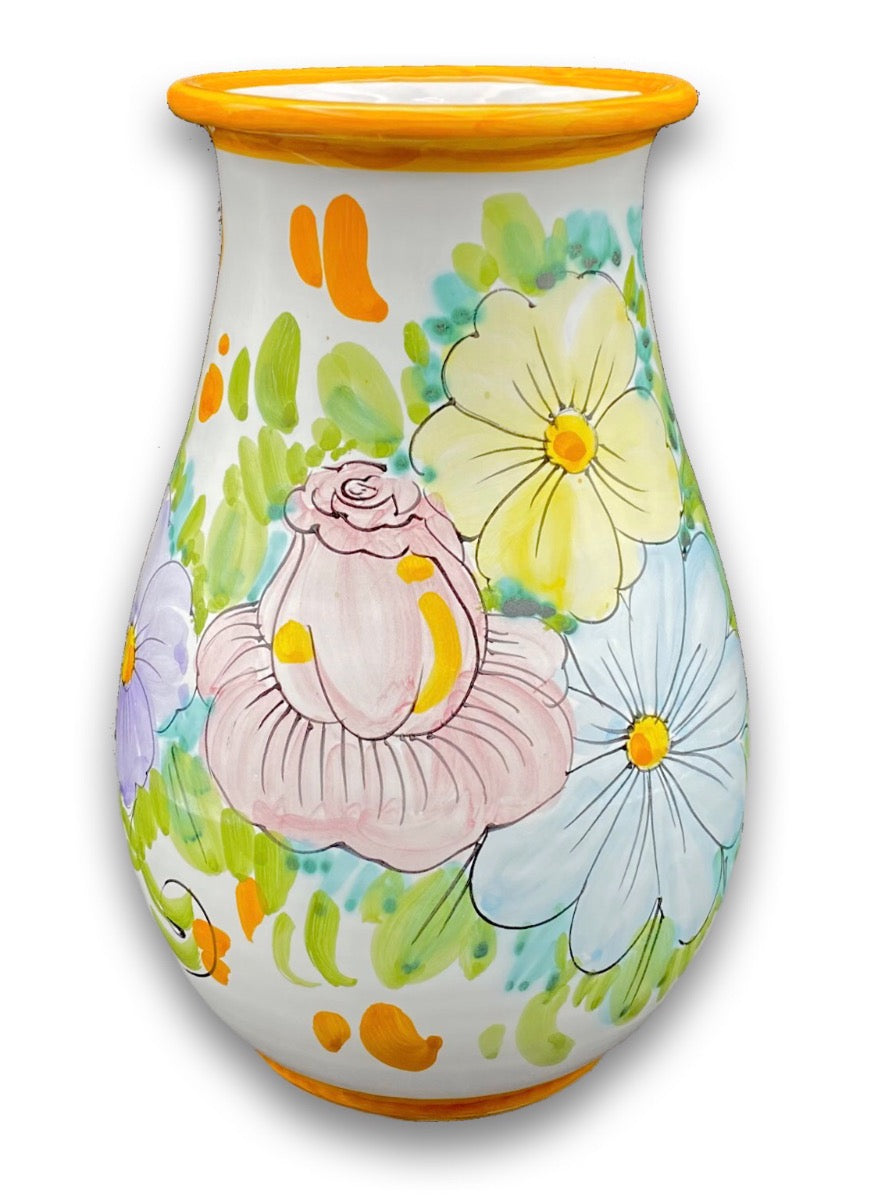 Vaso per fiori in ceramica di Vietri 