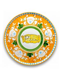 Piatto Pizza in ceramica vietrese DECORO GRANCHIO